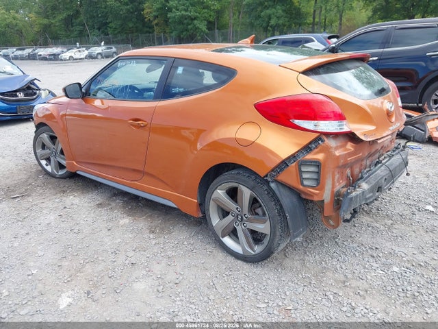 45961734 :رقم المزاد ، KMHTC6AEXDU142707 vin ، 2013 Hyundai Veloster Turbo W/black مزاد بيع