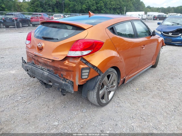 45961734 :رقم المزاد ، KMHTC6AEXDU142707 vin ، 2013 Hyundai Veloster Turbo W/black مزاد بيع