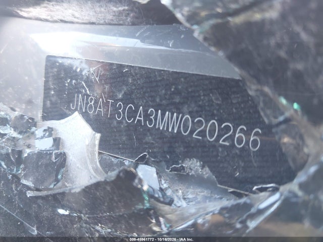 45961772 :رقم المزاد ، JN8AT3CA3MW020266 vin ، 2021 Nissan Rogue Sl Fwd مزاد بيع