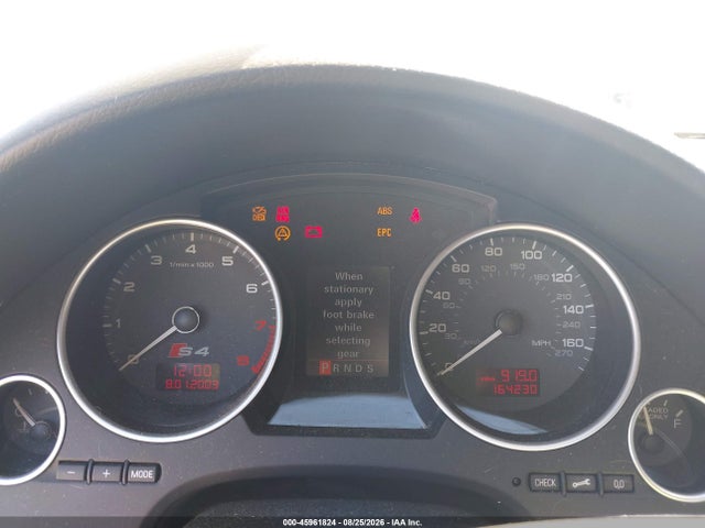 Продаж на аукціоні авто 2005 Audi S4, vin: WUARL48H55K900536, номер лоту: 45961824