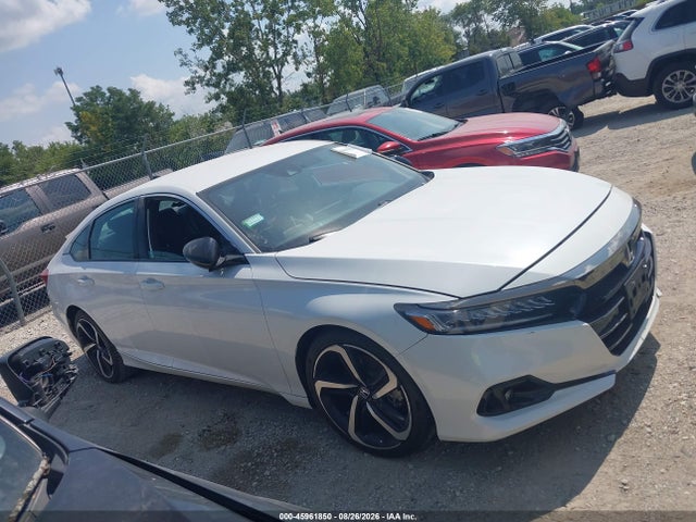 45961850 :رقم المزاد ، 1HGCV1F32NA066879 vin ، 2022 Honda Accord Sport مزاد بيع