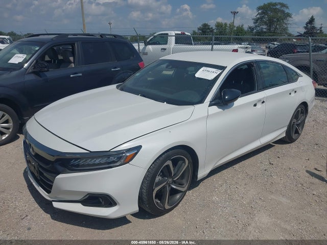 45961850 :رقم المزاد ، 1HGCV1F32NA066879 vin ، 2022 Honda Accord Sport مزاد بيع