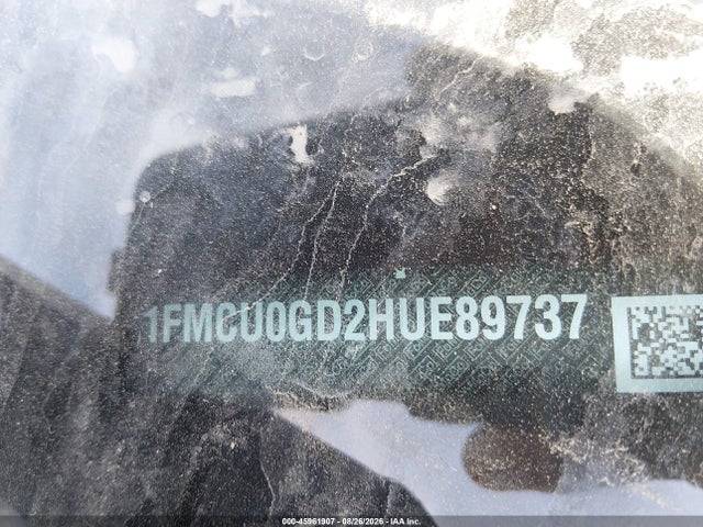 45961907 :رقم المزاد ، 1FMCU0GD2HUE89737 vin ، 2017 Ford Escape Se مزاد بيع