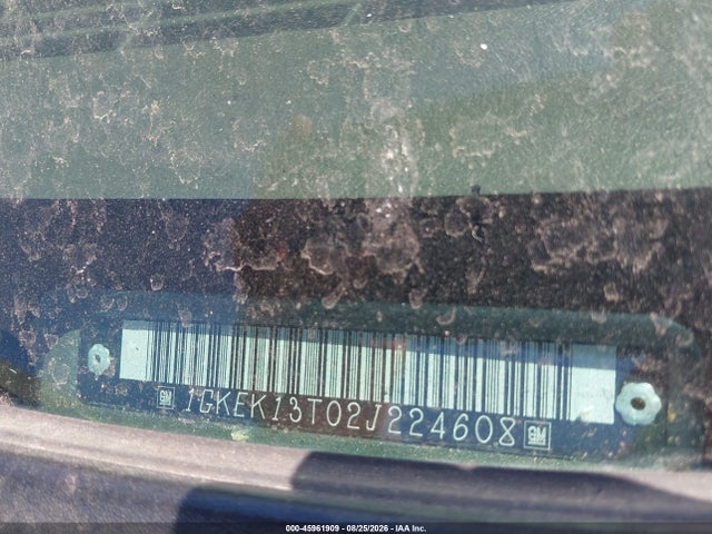 45961909 :رقم المزاد ، 1GKEK13T02J224608 vin ، 2002 Gmc Yukon Slt مزاد بيع