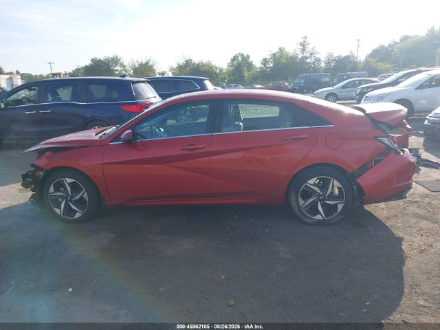 45962105 :رقم المزاد ، KMHLP4AG0NU334164 vin ، 2022 Hyundai Elantra Limited مزاد بيع