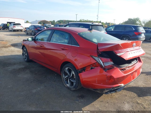 45962105 :رقم المزاد ، KMHLP4AG0NU334164 vin ، 2022 Hyundai Elantra Limited مزاد بيع