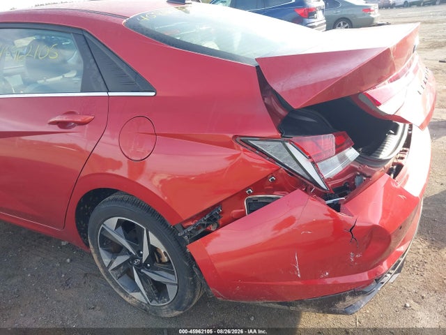 45962105 :رقم المزاد ، KMHLP4AG0NU334164 vin ، 2022 Hyundai Elantra Limited مزاد بيع