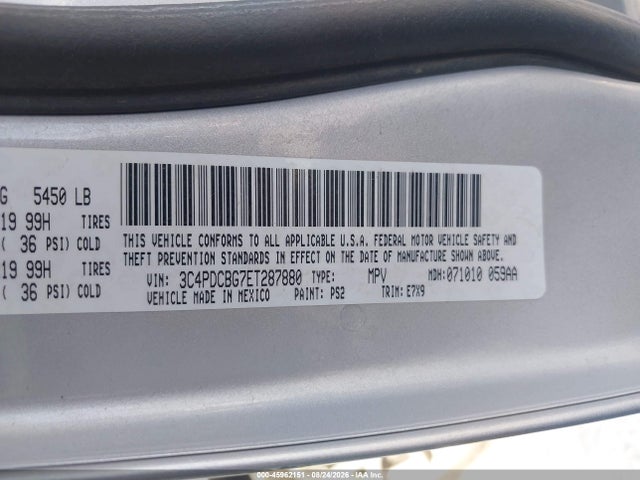 Dodge Journey Sxt 2014 3C4PDCBG7ET287880 Image 9
