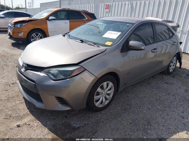 2016 Toyota Corolla Le მანქანა იყიდება აუქციონზე, vin: 5YFBURHE4GP447335, აუქციონის ნომერი: 45962155