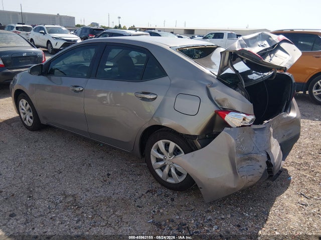 2016 Toyota Corolla Le მანქანა იყიდება აუქციონზე, vin: 5YFBURHE4GP447335, აუქციონის ნომერი: 45962155