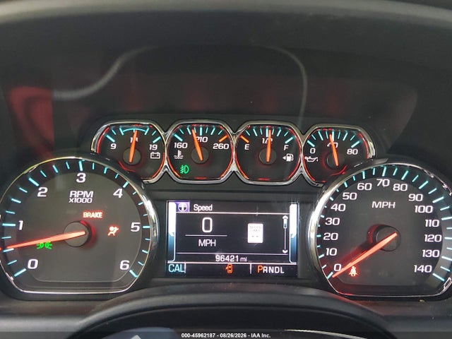 45962187 :رقم المزاد ، 3GCUKSEC8HG425323 vin ، 2017 Chevrolet Silverado 1500 1lz مزاد بيع
