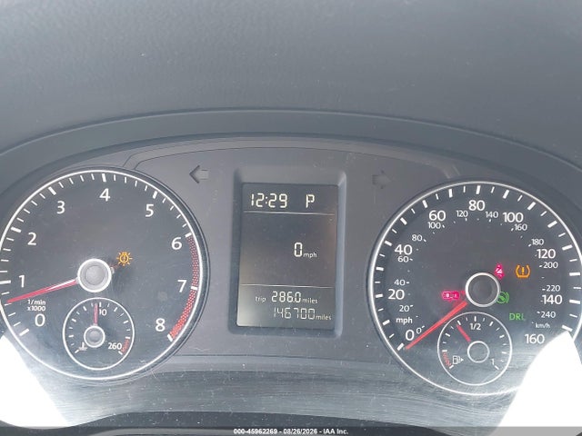 Продаж на аукціоні авто 2013 Volkswagen Passat 2.5l S, vin: 1VWAP7A39DC107812, номер лоту: 45962269