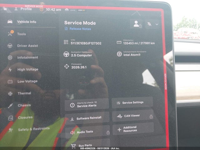 Продаж на аукціоні авто 2018 Tesla Model 3 Long Range/performance, vin: 5YJ3E1EB0JF127302, номер лоту: 45962326
