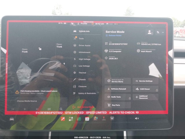 Продаж на аукціоні авто 2018 Tesla Model 3 Long Range/performance, vin: 5YJ3E1EB0JF127302, номер лоту: 45962326