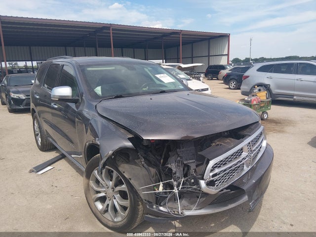 45962333 :رقم المزاد ، 1C4RDHEG8GC446549 vin ، 2016 Dodge Durango Citadel Anodized Platinum مزاد بيع