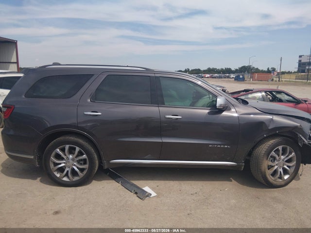 45962333 :رقم المزاد ، 1C4RDHEG8GC446549 vin ، 2016 Dodge Durango Citadel Anodized Platinum مزاد بيع
