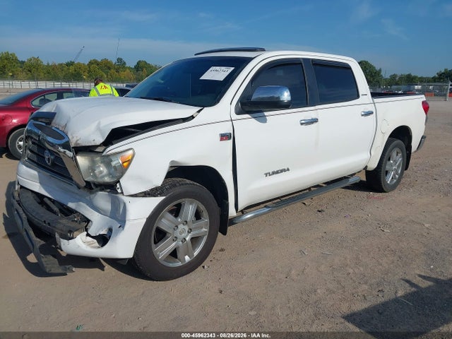 2008 Toyota Tundra Limited 5.7l V8 მანქანა იყიდება აუქციონზე, vin: 5TBEV58198S473933, აუქციონის ნომერი: 45962343