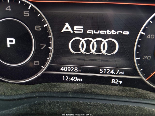 Aukcja sprzedaży 2019 Audi A5 45 Premium, vin: WAUYNGF52KN009558, numer aukcji: 45962415