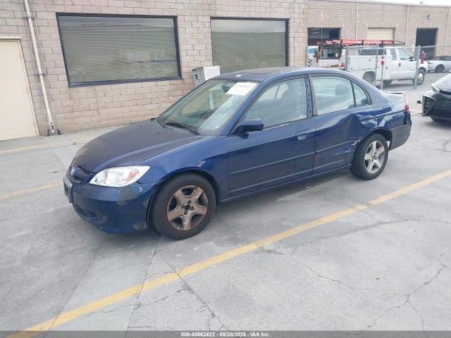 45962422 :رقم المزاد ، 2HGES26714H526642 vin ، 2004 Honda Civic Ex مزاد بيع