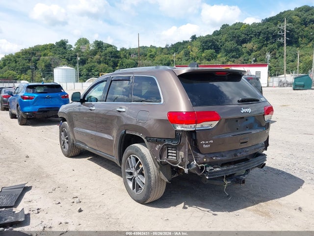 2018 Jeep Grand Cherokee Limited 4x4 მანქანა იყიდება აუქციონზე, vin: 1C4RJFBG9JC489709, აუქციონის ნომერი: 45962431