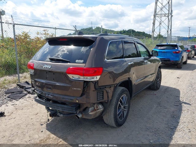 2018 Jeep Grand Cherokee Limited 4x4 მანქანა იყიდება აუქციონზე, vin: 1C4RJFBG9JC489709, აუქციონის ნომერი: 45962431