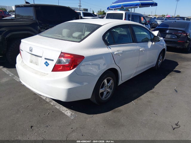 Aukcja sprzedaży 2012 Honda Civic Natural Gas, vin: 19XFB5F51CE003036, numer aukcji: 45962457