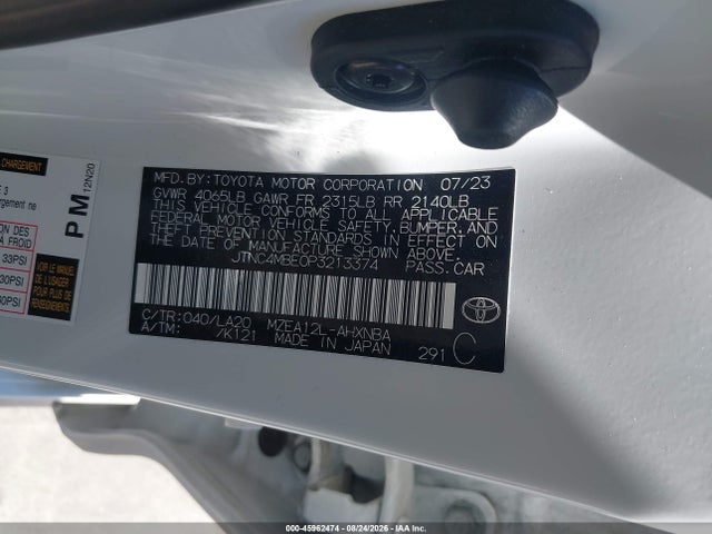 Toyota Corolla Xse 2023 JTNC4MBE0P3213374 Image 9
