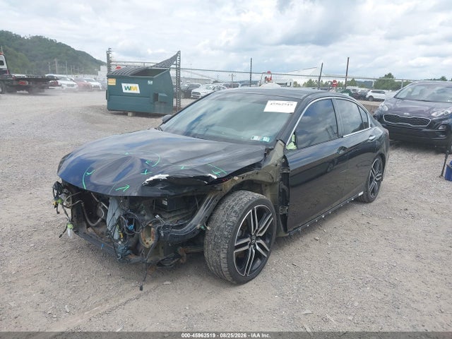 45962519 :رقم المزاد ، 1HGCR2E52GA206655 vin ، 2016 Honda Accord Sport مزاد بيع