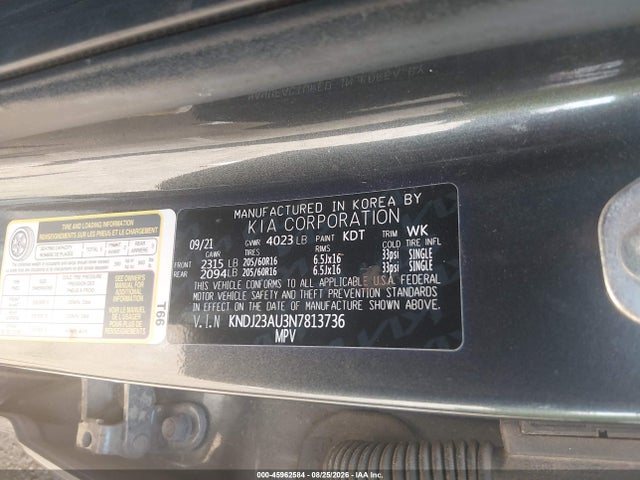 Продаж на аукціоні авто 2022 Kia Soul Lx, vin: KNDJ23AU3N7813736, номер лоту: 45962584