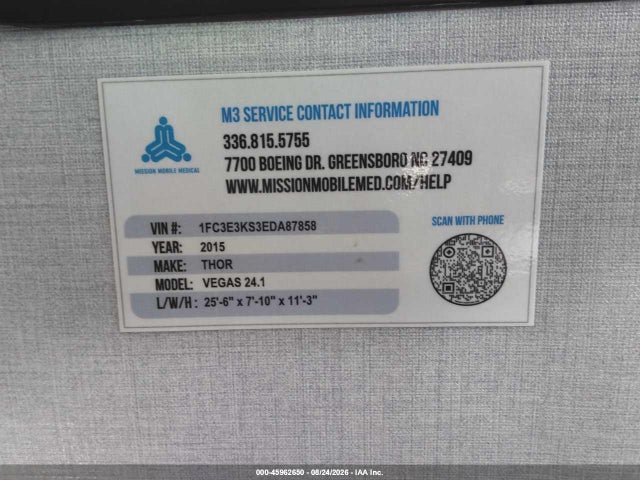 Ford E-350 Stripped 2014 1FC3E3KS3EDA87858 Image 8
