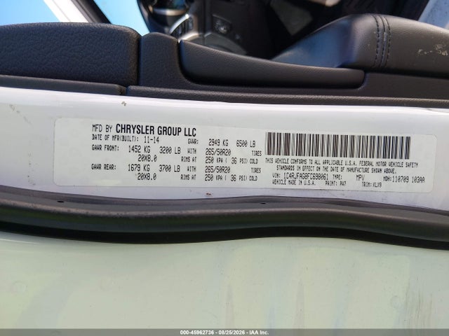 Продажа на аукционе авто 2015 Jeep Grand Cherokee Altitude, vin: 1C4RJFAG8FC698061, номер лота: 45962736