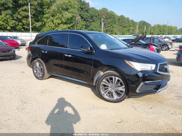 2019 Acura Mdx Tech Pkg მანქანა იყიდება აუქციონზე, vin: 5J8YD4H51KL006052, აუქციონის ნომერი: 45962738