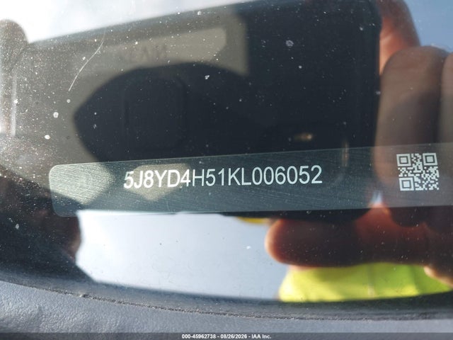 2019 Acura Mdx Tech Pkg მანქანა იყიდება აუქციონზე, vin: 5J8YD4H51KL006052, აუქციონის ნომერი: 45962738
