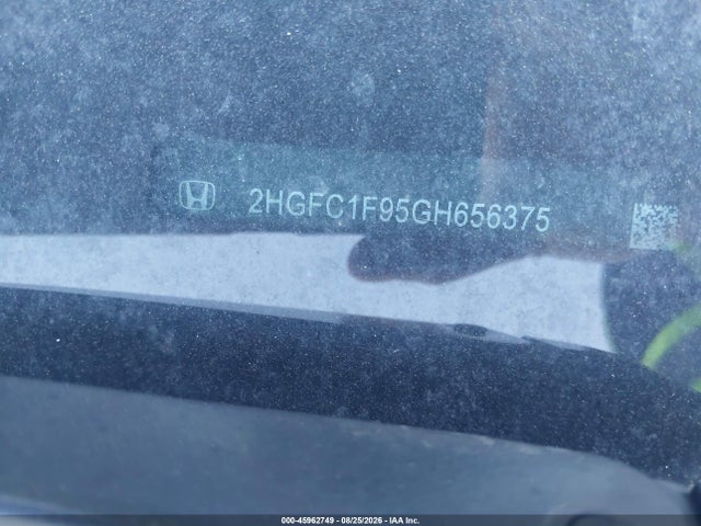 Aukcja sprzedaży 2016 Honda Civic Touring, vin: 2HGFC1F95GH656375, numer aukcji: 45962749