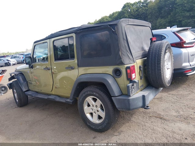2013 Jeep Wrangler Unlimited Sport მანქანა იყიდება აუქციონზე, vin: 1C4BJWDGXDL634145, აუქციონის ნომერი: 45962750