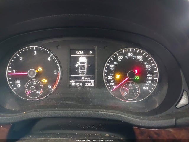 45962762 :رقم المزاد ، 1VWCN7A39CC059872 vin ، 2012 Volkswagen Passat 2.0l Tdi Sel Premium مزاد بيع