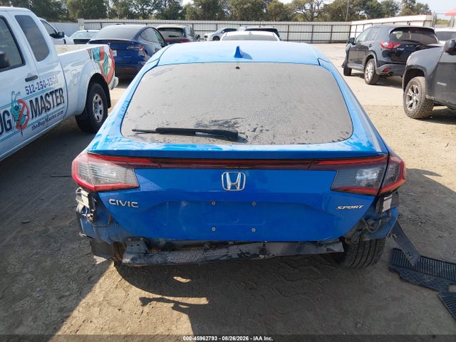 45962793 :رقم المزاد ، 19XFL2H89SE007224 vin ، 2025 Honda Civic Sedan Sport مزاد بيع