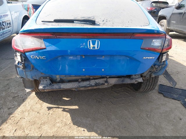 45962793 :رقم المزاد ، 19XFL2H89SE007224 vin ، 2025 Honda Civic Sedan Sport مزاد بيع