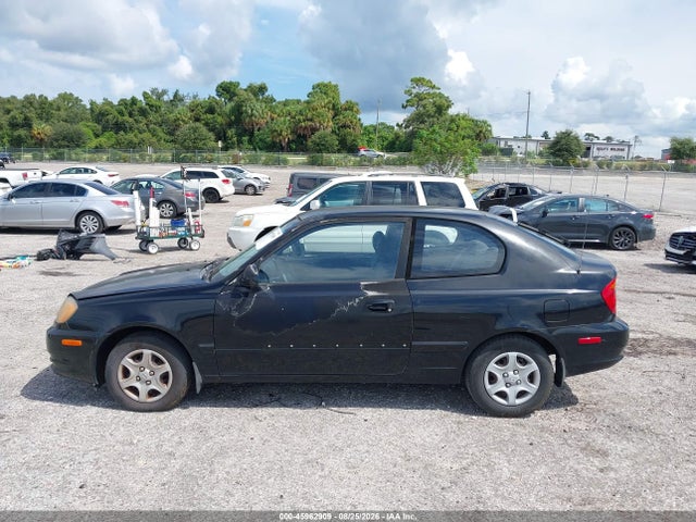 2005 Hyundai Accent Gls/gt მანქანა იყიდება აუქციონზე, vin: KMHCG35CX5U359896, აუქციონის ნომერი: 45962909