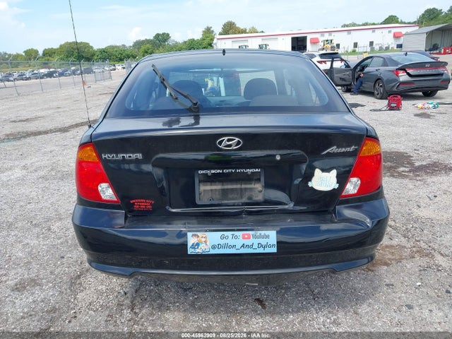 2005 Hyundai Accent Gls/gt მანქანა იყიდება აუქციონზე, vin: KMHCG35CX5U359896, აუქციონის ნომერი: 45962909