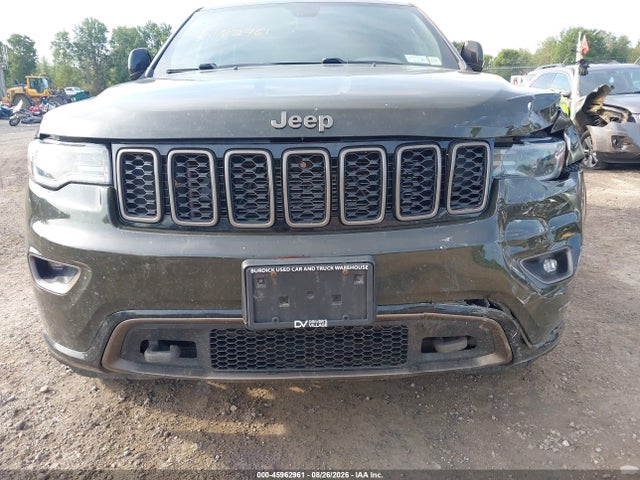 Aukcja sprzedaży 2017 Jeep Grand Cherokee Limited 75th Anniversary Edition, vin: 1C4RJFBG6HC695998, numer aukcji: 45962961