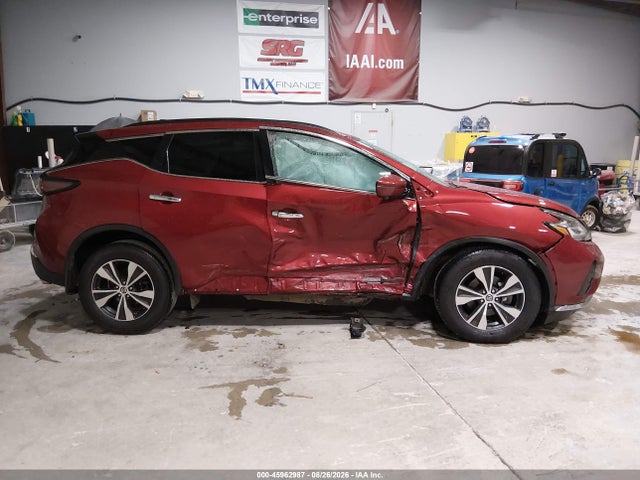 2020 Nissan Murano Sv Fwd მანქანა იყიდება აუქციონზე, vin: 5N1AZ2BJXLN124758, აუქციონის ნომერი: 45962987