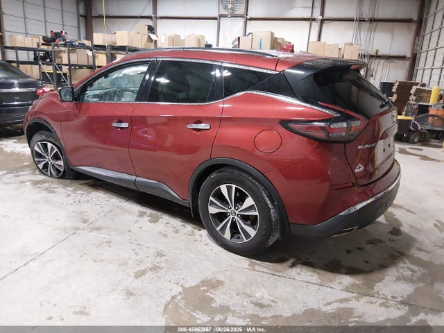 2020 Nissan Murano Sv Fwd მანქანა იყიდება აუქციონზე, vin: 5N1AZ2BJXLN124758, აუქციონის ნომერი: 45962987