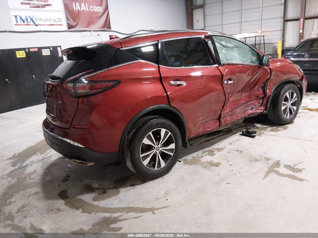 2020 Nissan Murano Sv Fwd მანქანა იყიდება აუქციონზე, vin: 5N1AZ2BJXLN124758, აუქციონის ნომერი: 45962987
