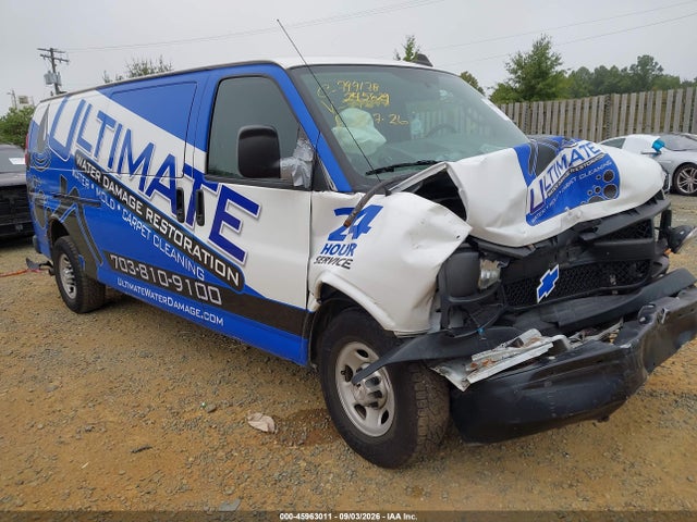 45963011 :رقم المزاد ، 1GCZGHFF8G1245629 vin ، 2016 Chevrolet Express 3500 Work Van مزاد بيع