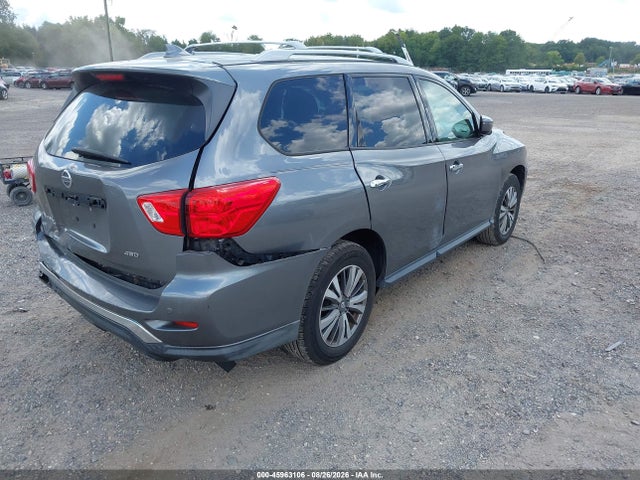 2019 Nissan Pathfinder S მანქანა იყიდება აუქციონზე, vin: 5N1DR2MMXKC650158, აუქციონის ნომერი: 45963106