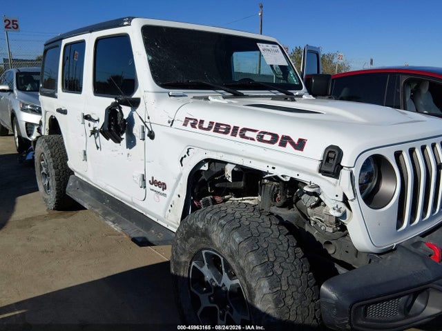 2021 Jeep Wrangler Unlimited Rubicon 4x4 მანქანა იყიდება აუქციონზე, vin: 1C4JJXFM5MW713743, აუქციონის ნომერი: 45963165