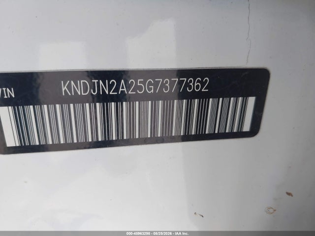 Aukcja sprzedaży 2016 Kia Soul, vin: KNDJN2A25G7377362, numer aukcji: 45963298