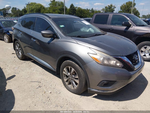 Продажа на аукционе авто 2017 Nissan Murano Sv, vin: 5N1AZ2MH6HN125469, номер лота: 45963302