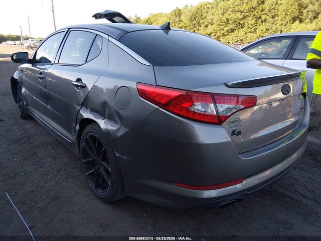 2013 Kia Optima Sx მანქანა იყიდება აუქციონზე, vin: 5XXGR4A60DG205255, აუქციონის ნომერი: 45963314